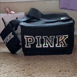pink brand lunch box